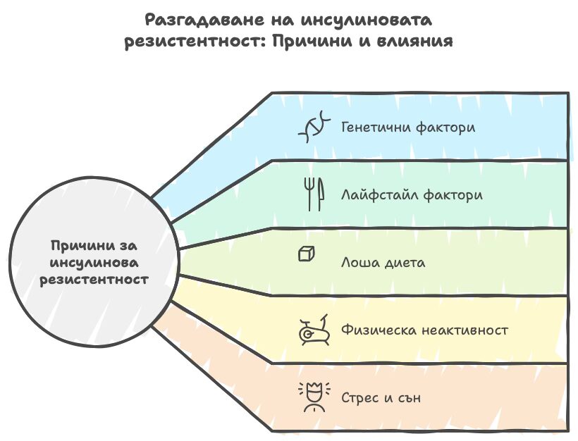 Причини за инсулиновата резистентност